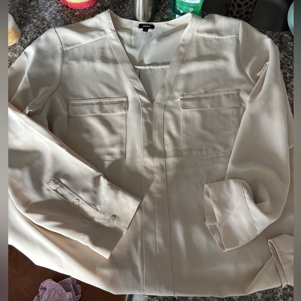 Notch neck blouse XL